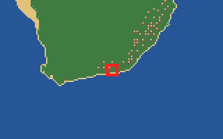 발견물 17번 홋템도트 위치 지도 (지도 칸 1050, 856)