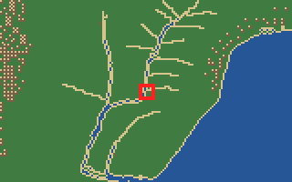 발견물 55번 괴수 토우 위치 지도 (지도 칸 520, 860)