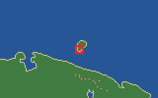 발견물 89번 바다소 위치 지도 (지도 칸 1972, 94)