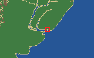 항구 128번 몬테비데오 위치 지도 (지도 칸 516, 906)